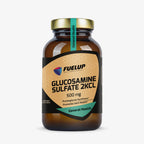 Glikozamīna sulfāts 500 mg (2KCl) skrimšļa struktūrvielu papildināšanai no Fuel Up (120 kapsulas)