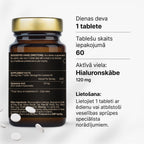 Hialuronskābe 120 mg ādas mitrināšanai un elastībai no Fuel Up (60 tabletes)